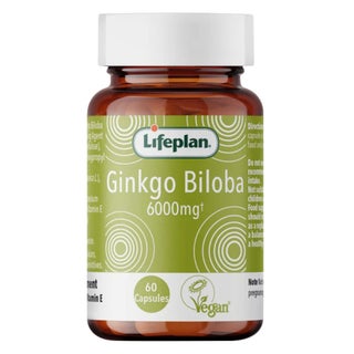 Lifeplan Ginkgo Biloba 6000mg Tablets, Pack of 60’s