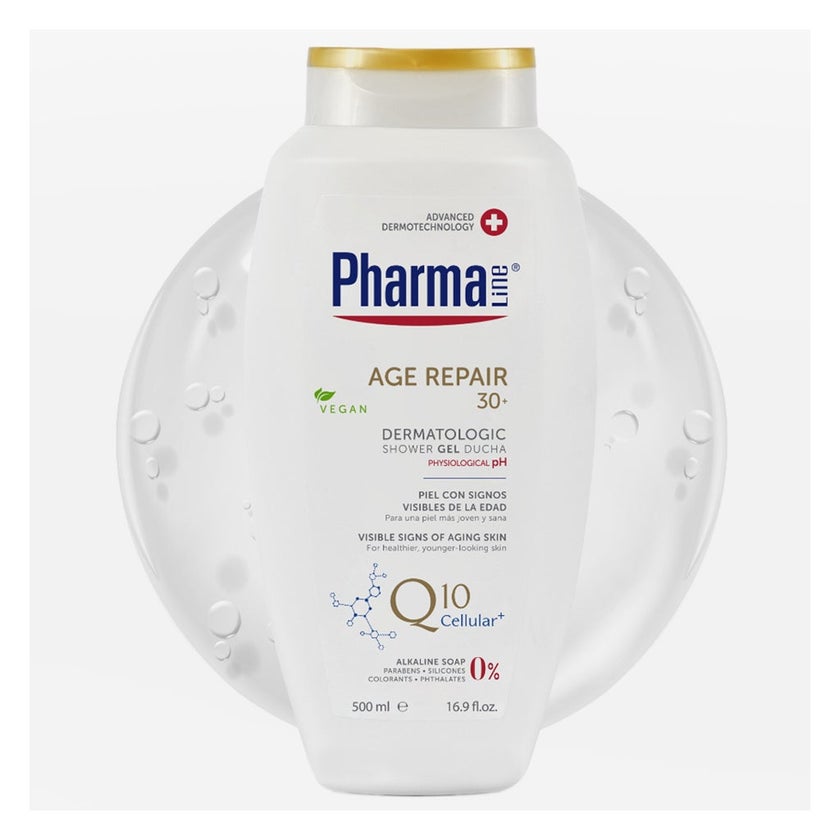 Pharmaline Age Repair With Q10 Cellular+ Dermatologic Shower Gel 500ml