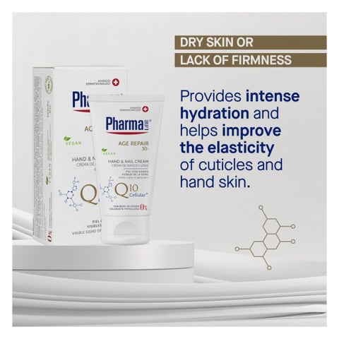 Pharmaline Age Repair 30+ With Q10 Cellular+ Hand & Nail Cream 75ml