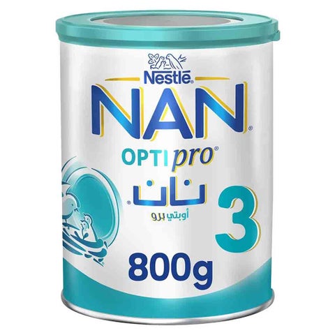 تركيبة حليب الأطفال نستله نان أوبتيبرو، المرحلة 3، من عمر سنة إلى 3 سنوات - 800 جرام × 2
