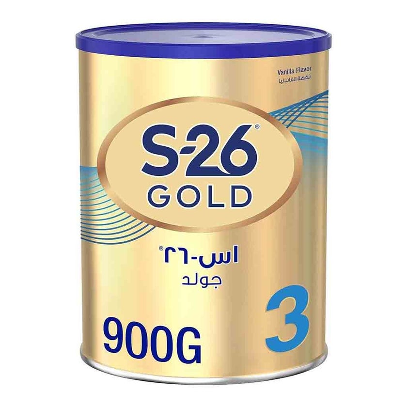 S-26 Gold Stage 3 Toddlers Milk Formula For 1 To 3 Years 900g, Pack of 2’s