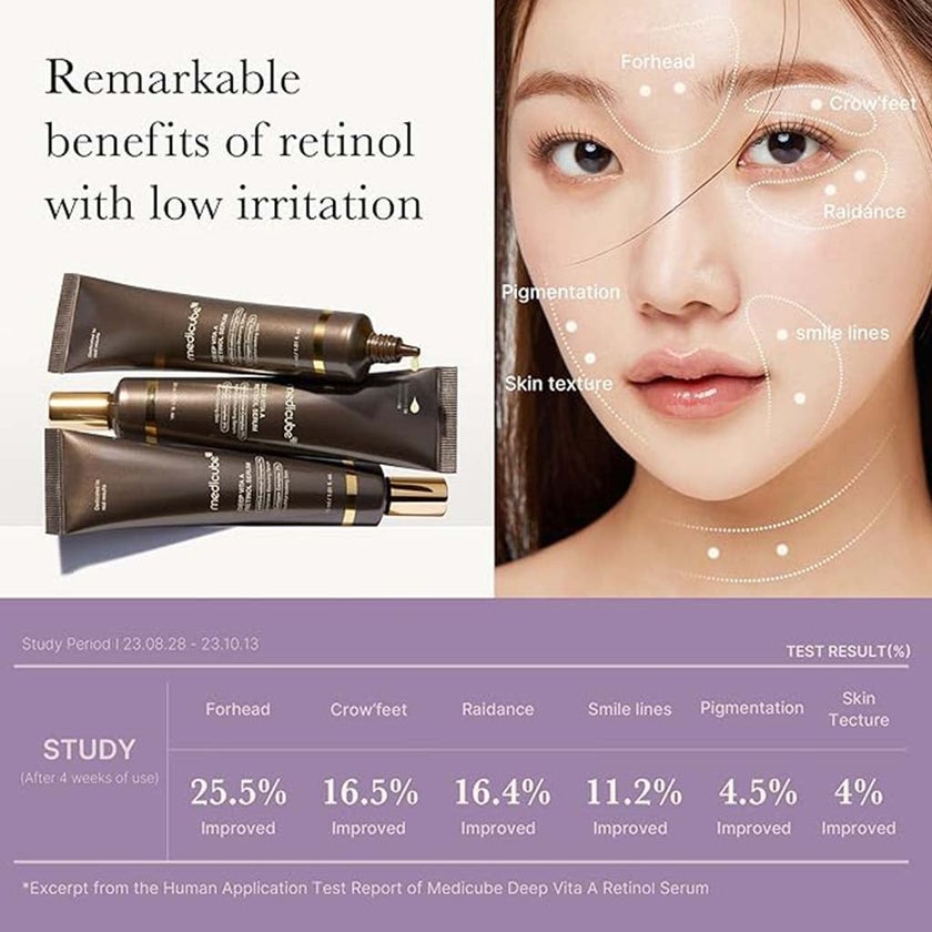 Medicube Deep Vita A 1% Retinol Complex Intensive Bouncing Face Serum 30ml