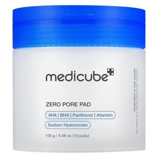 Medicube Zero Pore 2.0 AHA + BHA Facial Toner Pads For Pore Tightening 155g, Pack of 70's