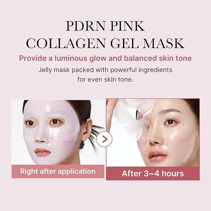 Medicube PDRN Pink Collagen Gel Sheet Mask 28g, Pack of 4's