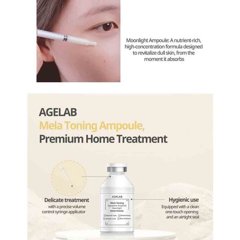 Age Lab Mela Toning Signature Moonlight Skin Brightening Ampoule 30ml
