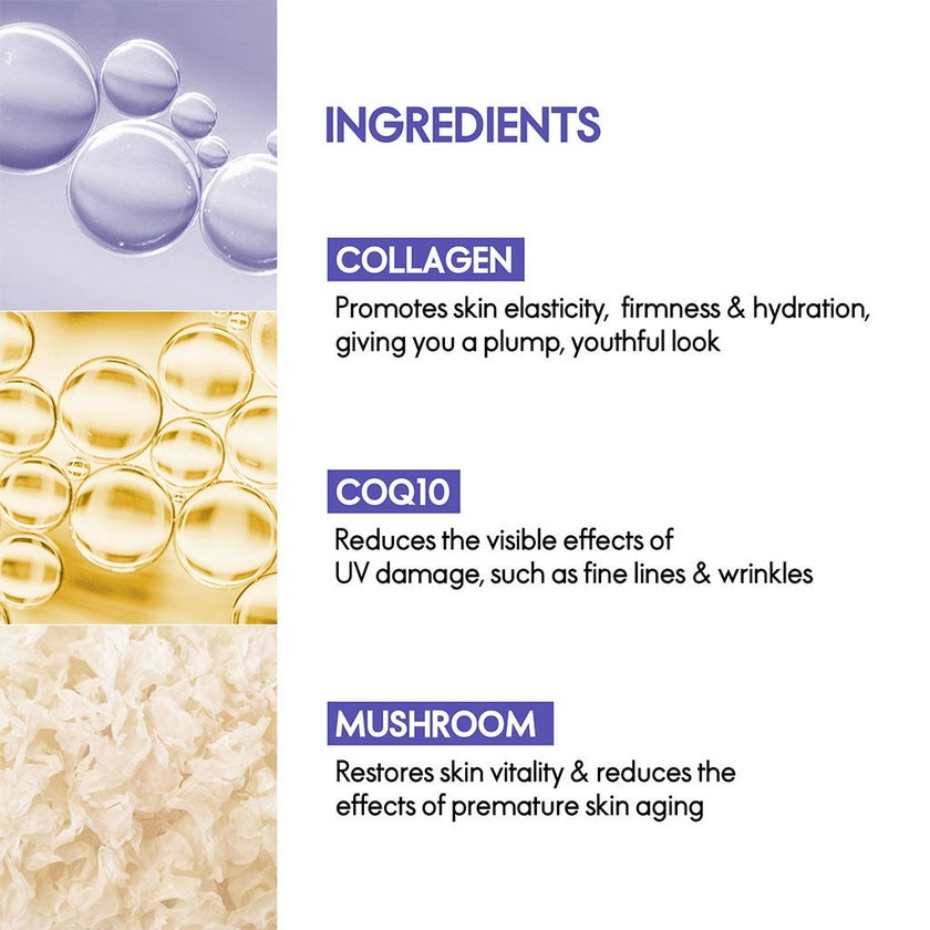 Elle Anti Aging Kit Collagen Lifting Face Sheet Mask 22ml, Pack of 4’s