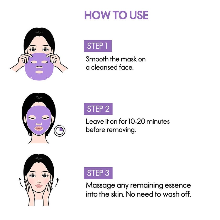 Elle Youth Boosting Serum Face Sheet Mask 24g, Pack of 4’s