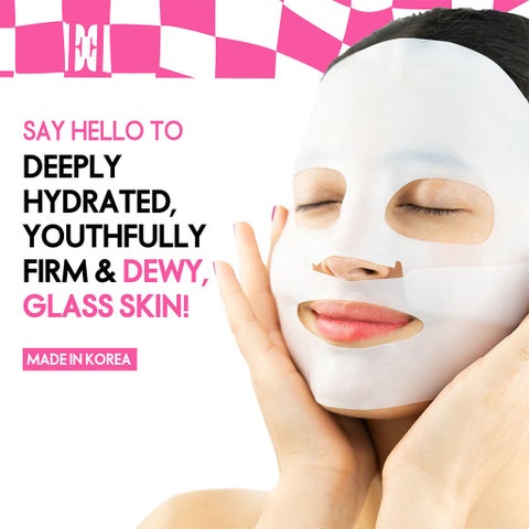 Elle Deep Collagen Color Changing Face Sheet Mask 23g - 4 Masks