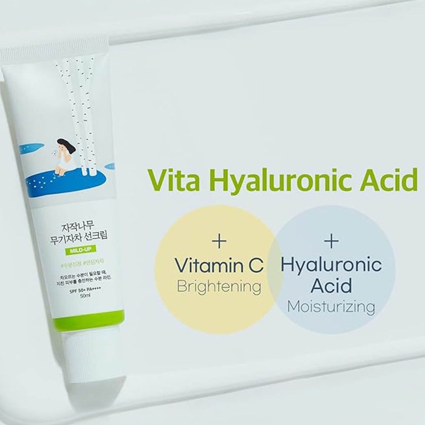 Round Lab Birch SPF50+ & PA ++++ Mild Up Moisturizing Sunscreen 50ml