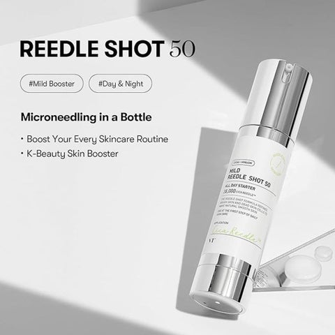 VT Cosmetics Cica Mild Hyalon Reedle 50 Shot All Day Starter Face Serum 50ml