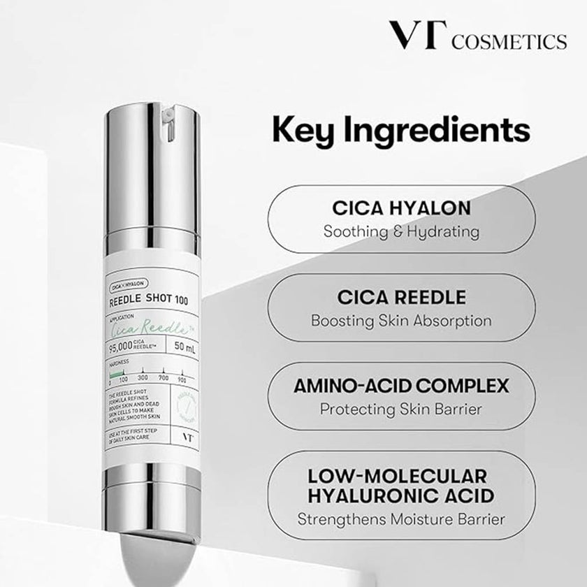 VT Cosmetics Cica Hyalon 300 Reedle Shot Face Serum 50ml