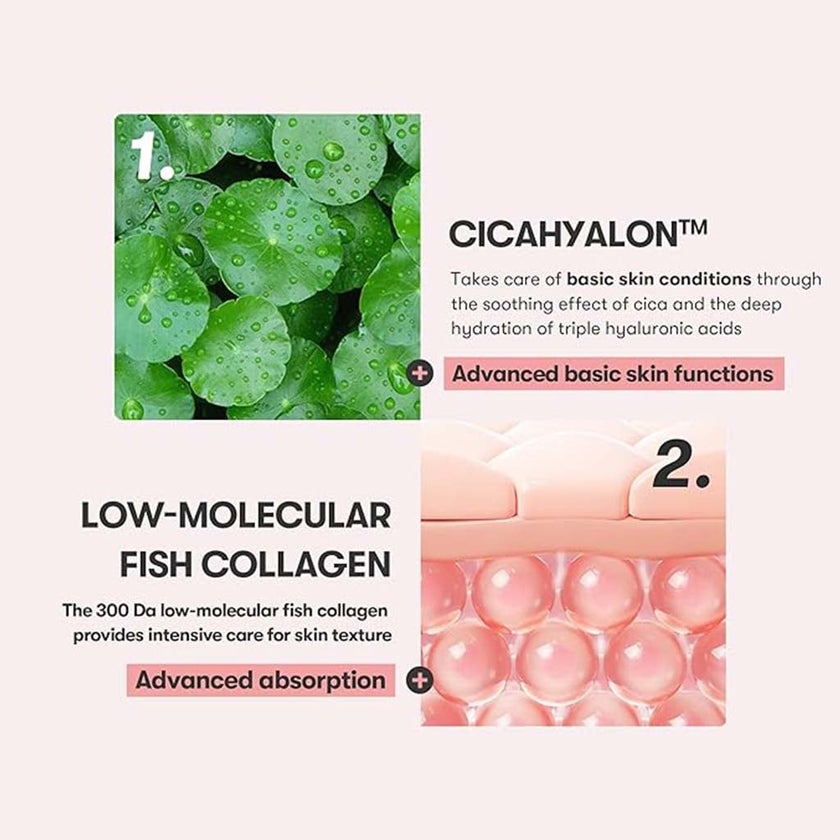 VT Cosmetics 300Da Cica Hyalon & Hydrolyzed Collagen Face Cream 30ml