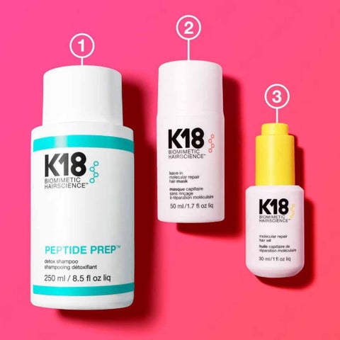 K18 Biometric Hair Science Molecular Repair Hair Mask - 2 x 15ml