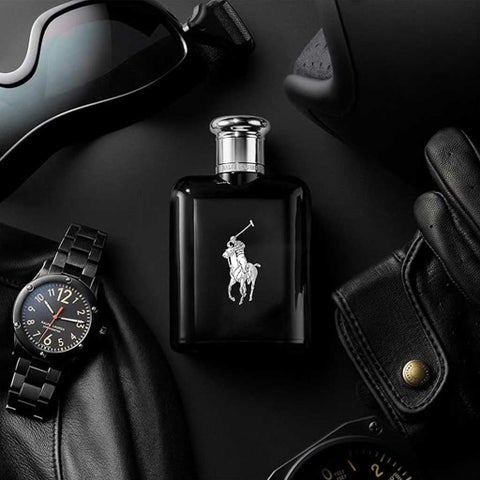 Ralph Lauren Polo Black Eau De Toilette For Men - Woody & Spicy Fragrance 125ml