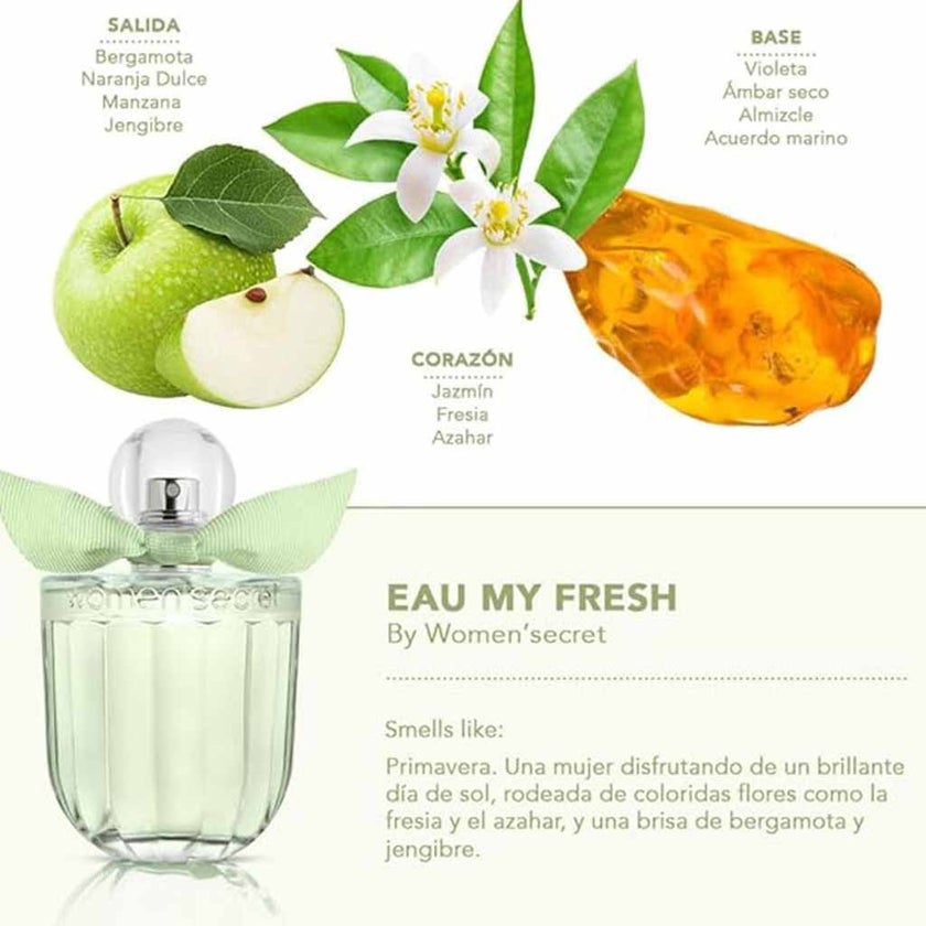 Women'secret Eau It's Fresh Eau De Toilette For Women 30ml 