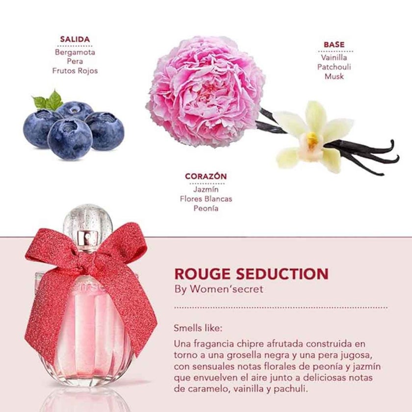 Women'secret Rouge Seduction Eau De Parfum For Women 100ml
