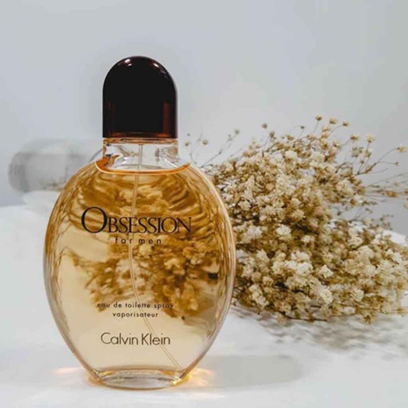 Calvin Klein Obsession Gift Set For Men - Pack of Calvin Klein Obsession EDT 125ml + Deodorant Stick 75g + After Shave Balm 100ml