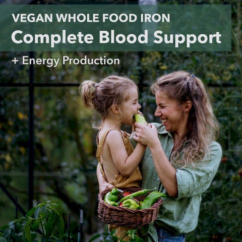Plant Fusion Vegan Wholefood Blood Support Capsules, Pack of 60's