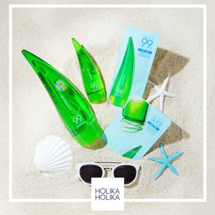 Holika Holika Aloe 99% Soothing Gel Facial Sheet Mask 23ml - myAster