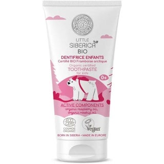 Little Siberica Bio Organic Kids Toothpaste With Arctic Raspberry Flavor 60g 
