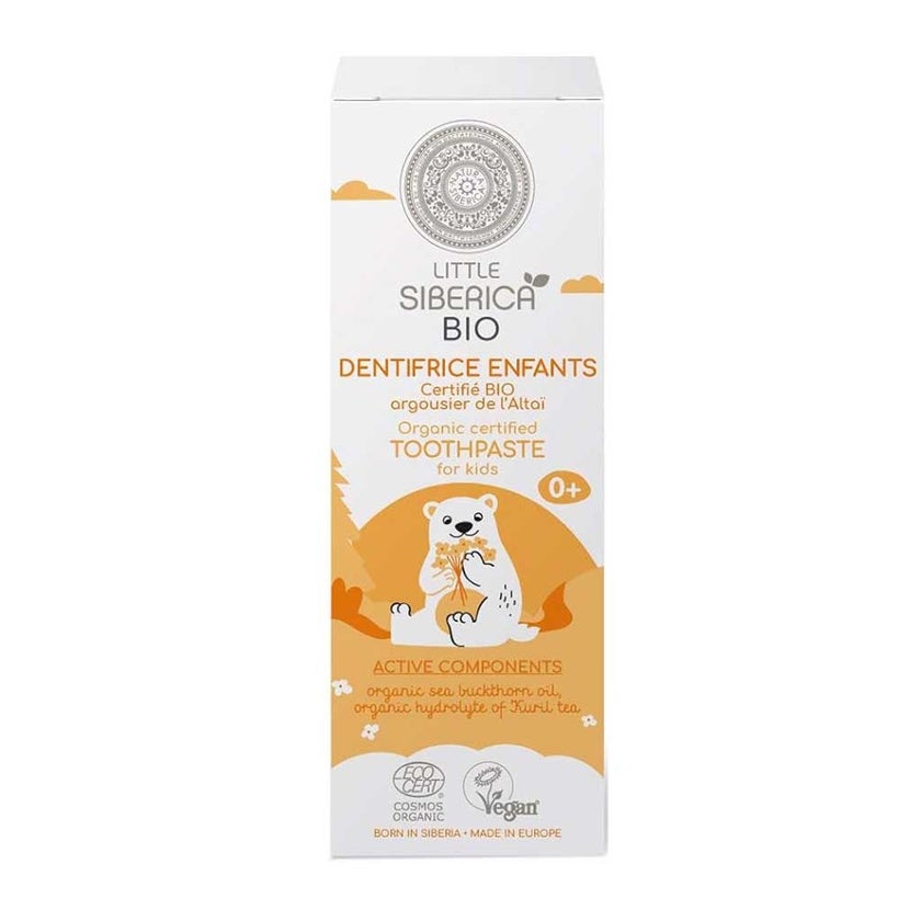 Little Siberica Bio Organic Altai Oblepikha Kids Toothpaste 60g