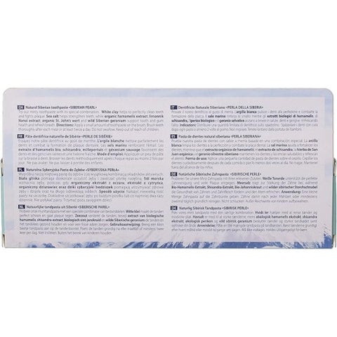 Natura Siberica Organic Toothpaste With Siberian Pearls 100g
