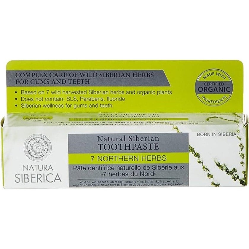 Natura Siberica Herbal Toothpaste With 7 Northern Herbs 100g