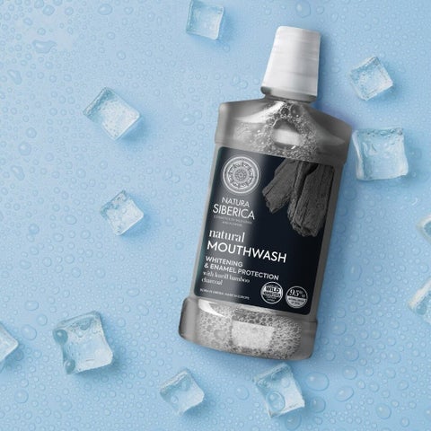 Natura Siberica Natural Mouthwash With Bamboo & Charcoal 520ml