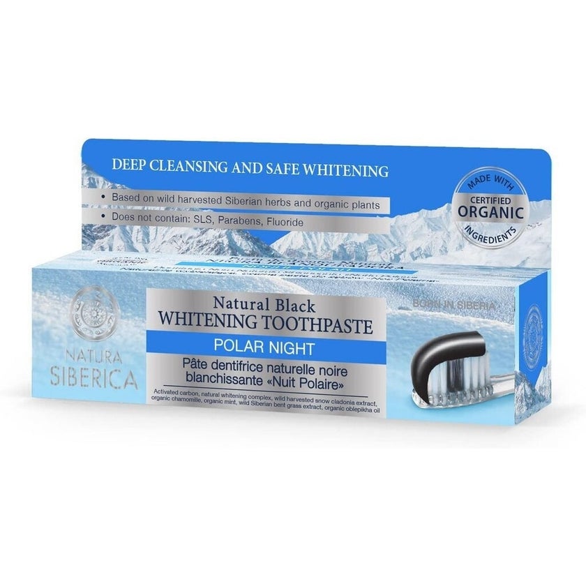 Natura Siberica Polar Night Natural Black Whitening Toothpaste 100g