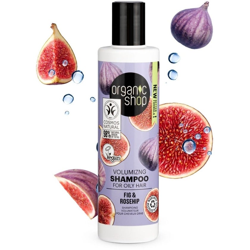 Organic Shop Fig & Rosehip Volumizing Shampoo For Oily Scalp 280ml