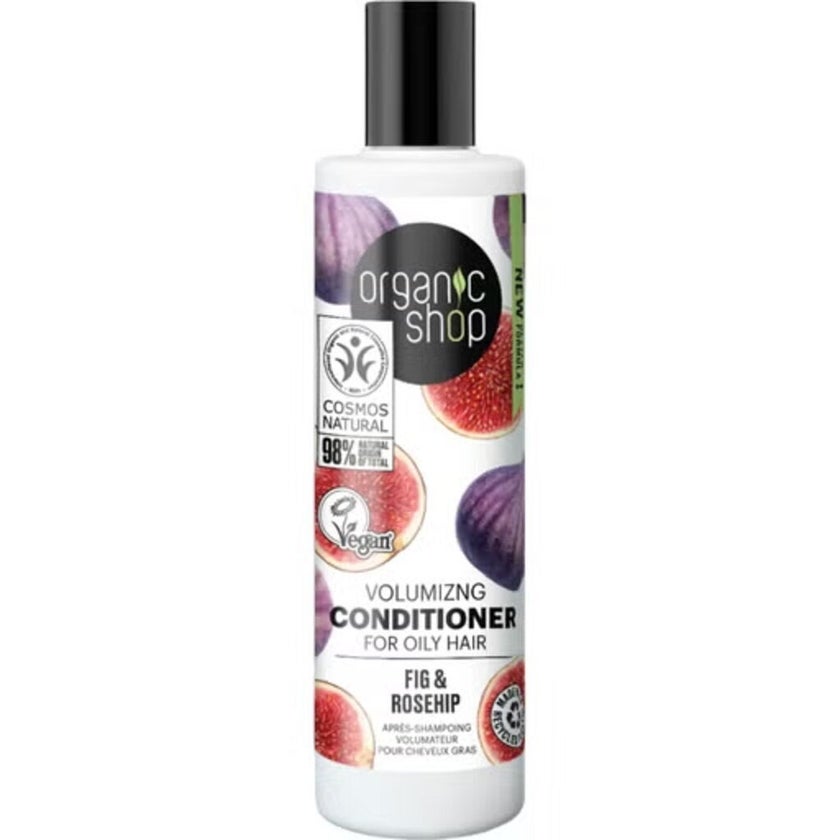Organic Shop Fig & Rosehip Volumizing Conditioner For Oily Hair 280ml