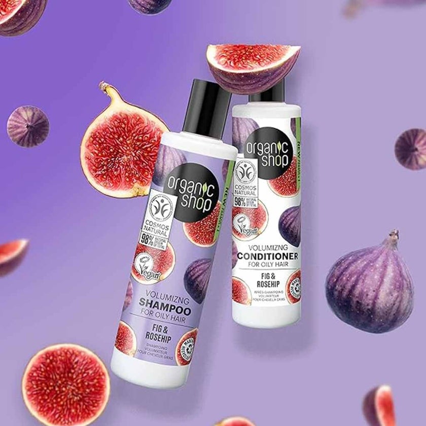 Organic Shop Fig & Rosehip Volumizing Conditioner For Oily Hair 280ml