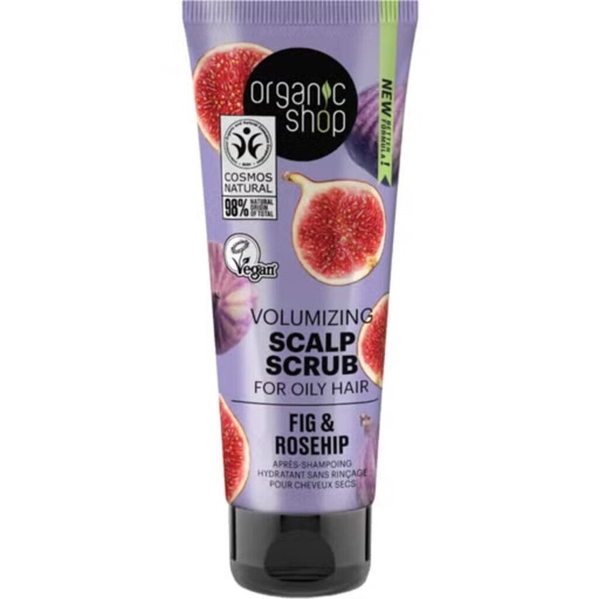 Organic Shop Fig & Rosehip Volumizing Scalp Scrub For Oily Hair 75ml