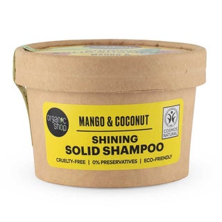 Organic Shop Mango & Coconut Shining Solid Shampoo Bar 60g