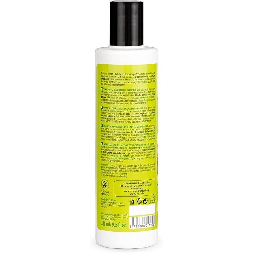 Organic Shop Avocado & Olive Repairing Shampoo For Damaged Hair 280ml