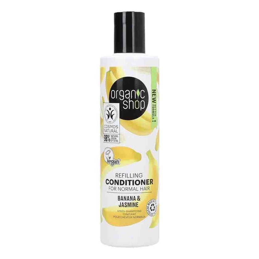 Organic Shop Banana & Jasmine Refilling Conditioner For Normal Hair 280ml