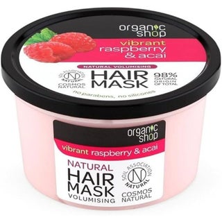 Organic Shop Vibrant Raspberry & Acai Natural Hair Mask 250ml