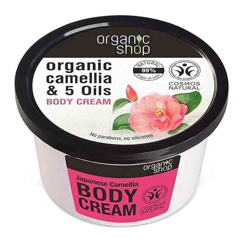 Organic Shop Camellia & 5 Oils Soothing Body Cream 250ml