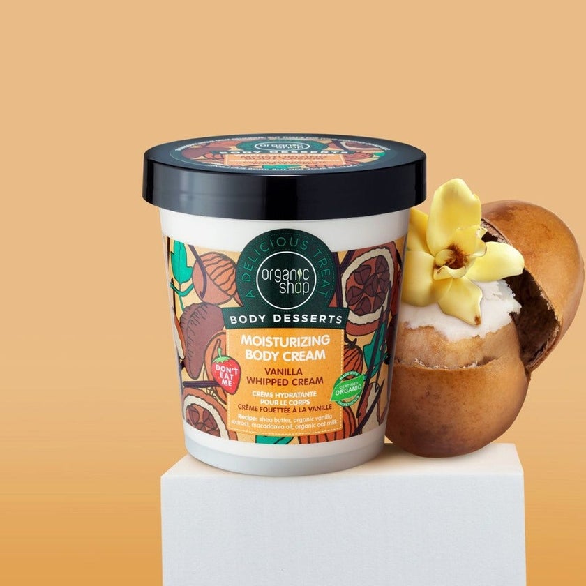 Organic Shop Vanilla Whipped Cream Moisturizing Body Cream 450ml