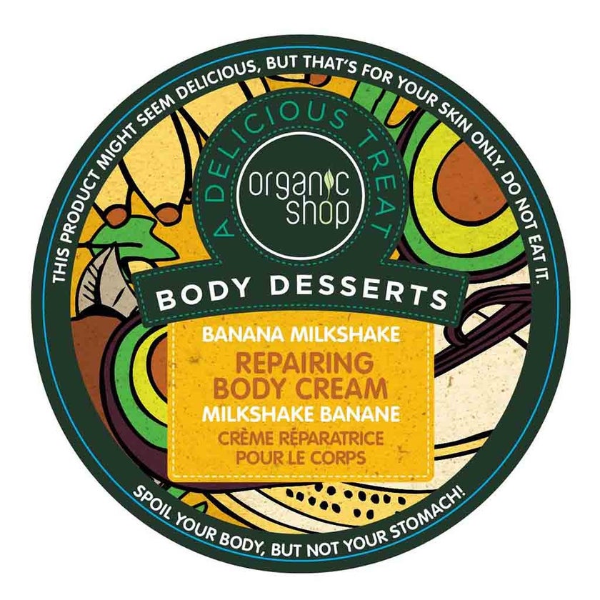 Organic Shop Banana Milkshake Repairing Body Cream 450ml