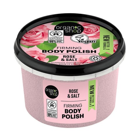 Organic Shop Rose & Salt Firming Body Polish 250ml