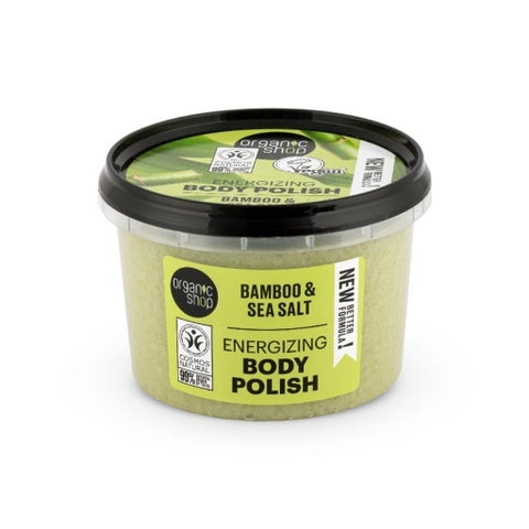 Organic Shop Bamboo & Sea Salt Energizing Body Polish 250ml