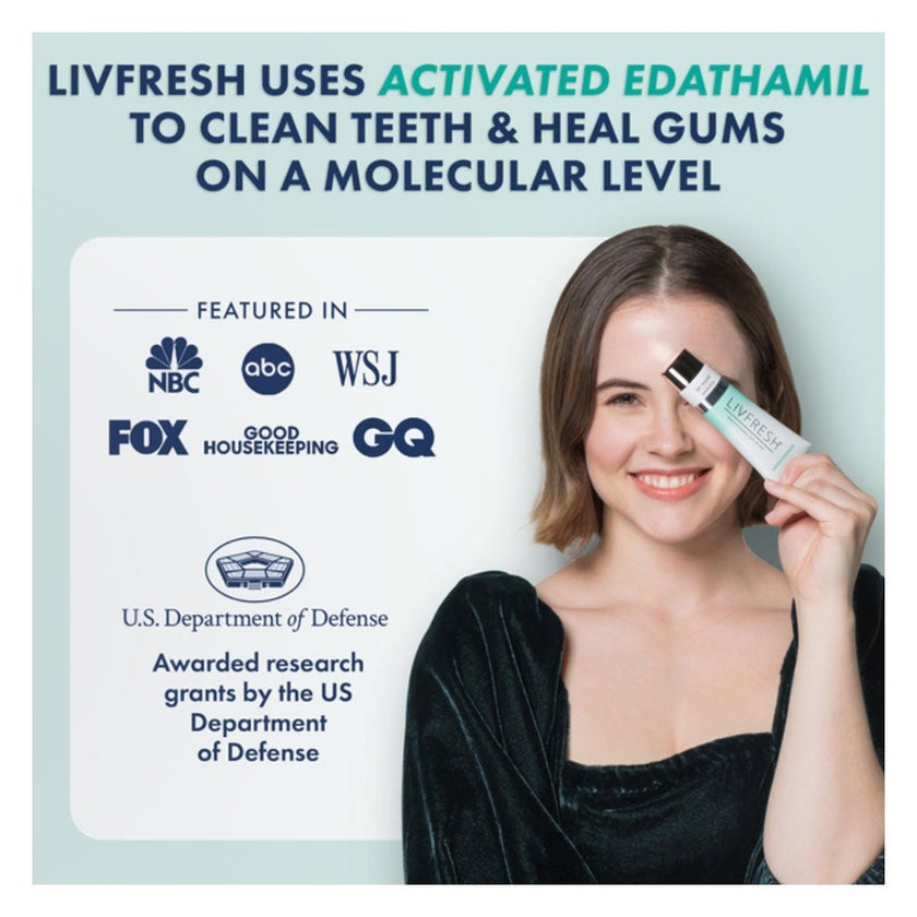 Livfresh Wintergreen Whitening Foaming Toothpaste 50g