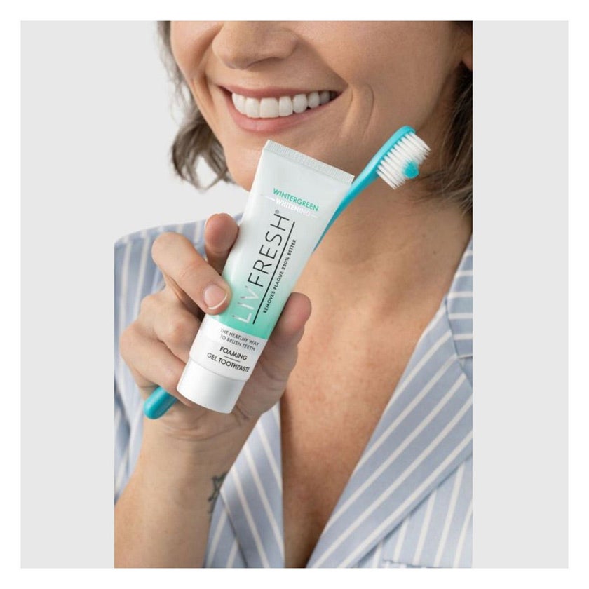 Livfresh Wintergreen Whitening Foaming Toothpaste 50g