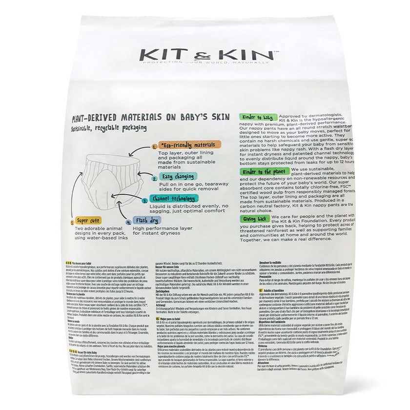 Ufv Kin Kit Kit & Kin Eco Friendly Baby Nappy Pants, Size 6, 15+ kg - 18 Diapers ...