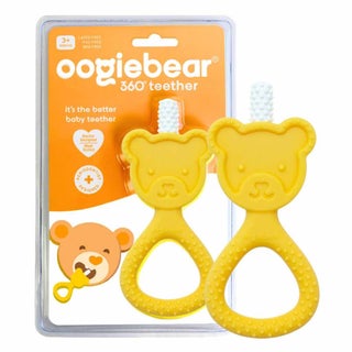 Oogiebear 360° Teether For 3+ Months Baby - Yellow Color