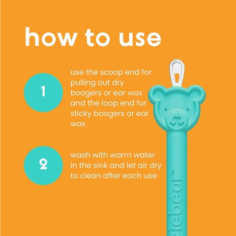 Oogiebear Baby Ear Wax & Nose Booger Picker For Newborns, Pack of 2’s