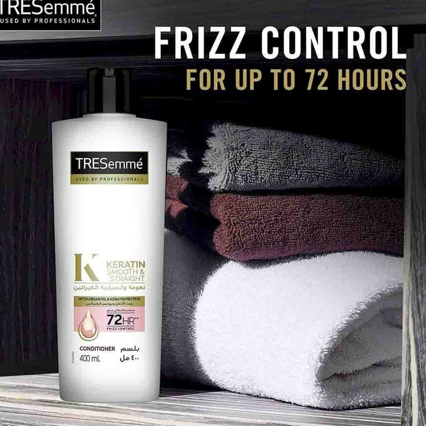 Tresemme Keratin Smooth & Straight Conditioner 400ml