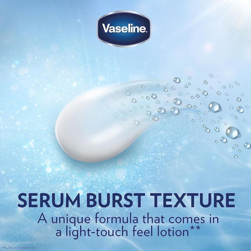 Vaseline Gluta-Hya Smooth Radiance Serum Burst Body Lotion 200ml