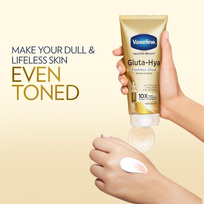 Vaseline Gluta-Hya Flawless Glow Serum Body Lotion 200ml